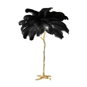 demi feather led floor lamp modern luxury