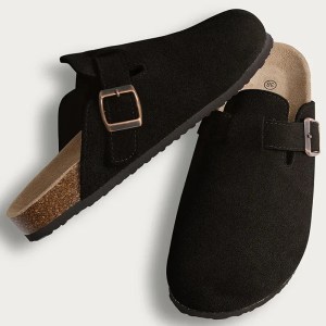 footbed clogs for women & men – fashion leather mules with arch support, comfortable indoor/outdoor flat slides Footbed Clogs for Women & Men – Fashion Leather Mules with Arch Support, Comfortable Indoor/Outdoor Flat Slides 1
