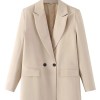 Women's Blazer Coat – Black, Beige, Khaki, Blue, Green, Gray, Fashionable Office Wear Outerwear Jackets