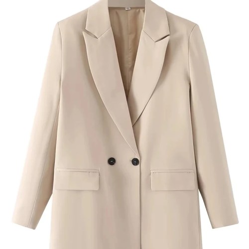 Women's Blazer Coat – Black, Beige, Khaki, Blue, Green, Gray, Fashionable Office Wear Outerwear Jackets