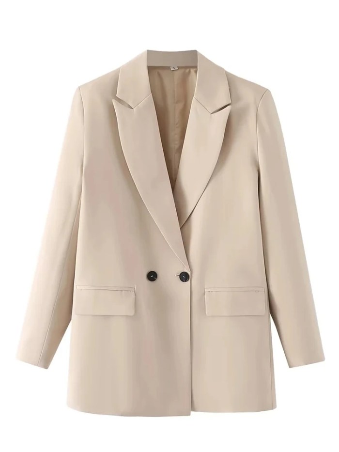 Women's Blazer Coat – Black, Beige, Khaki, Blue, Green, Gray, Fashionable Office Wear Outerwear Jackets