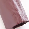 autumn burgundy women's glossy faux leather jacket – street style round neck single breasted slim crop coat, Autumn Burgundy Women's Glossy Faux Leather Jacket – Street Style Round Neck Single-Breasted Slim Crop Coat, 3