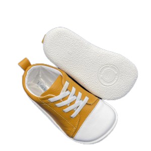 TipsieToes 2025 Kids' Barefoot Sneakers – Genuine Leather, Lightweight & Minimalist 6