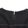 Zach Women's Fashion Sleeveless Denim Effect Mini Dress 6