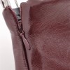 burgundy women's glossy leather a line skirt – high waist, side zipper, flap pocket detail, chic & stylish Burgundy Women's Glossy Leather A-Line Skirt – High Waist, Side Zipper, Flap Pocket Detail, Chic & Stylish 3