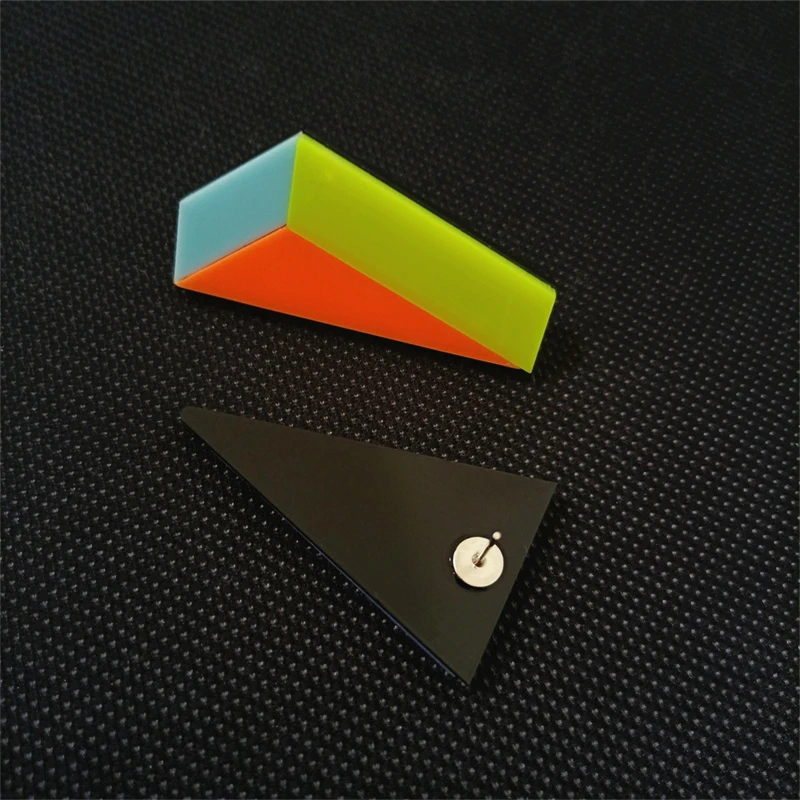 geometric neon stud earrings for women – classic acrylic splice plate design Geometric Neon Stud Earrings for Women – Classic Acrylic Splice Plate Design 2