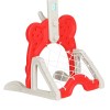 keezi kids basketball hoop stand adjustable 5 in 1 sports center toys set red keezi kids basketball hoop stand adjustable 5 in 1 sports center toys set red