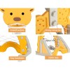 keezi kids basketball hoop stand adjustable 5 in 1 sports center toys set yellow keezi kids basketball hoop stand adjustable 5 in 1 sports center toys set yellow