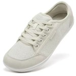 beige hobibear White casual shoe with textured pattern