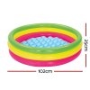 bestway kids inflatable pool above ground round splash pool 102x102x25cm