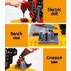 keezi kids pretend workbench diy tools 54 piece children role play toys black keezi kids pretend workbench diy tools 54 piece children role play toys black