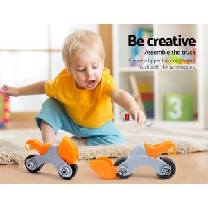 keezi kids pretend workbench diy tools 54 piece children role play toys black