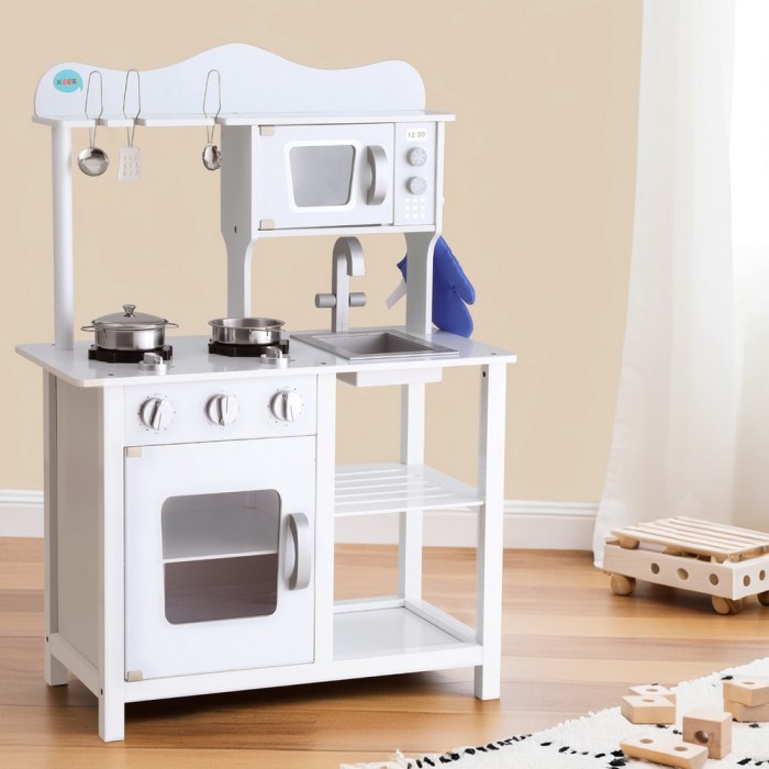 keezi kids kitchen play set wooden pretend toys cooking children cookware food keezi kids kitchen play set wooden pretend toys cooking children cookware food