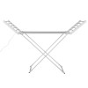 devanti electric heated towel rail rack 18 bars freestanding clothes dry warmer