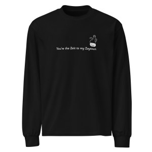 arabian nights zeit to my zaytoun premium heavyweight long sleeve shirt