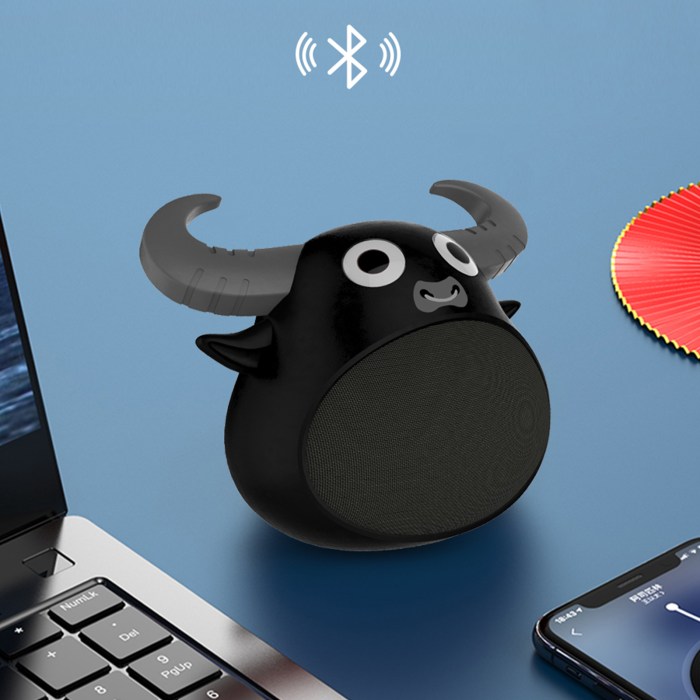 fitsmart bluetooth animal face speaker portable wireless stereo sound black fitsmart bluetooth animal face speaker portable wireless stereo sound black