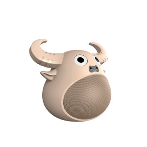 fitsmart bluetooth animal face speaker portable wireless stereo sound red
