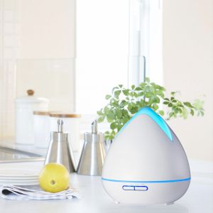 essential oils ultrasonic aromatherapy diffuser air humidifier purify 400ml white