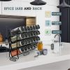 spice rack organiser with 28 spice jars, spice labels, funnel and marker for kitchen countertop spice rack organiser with 28 spice jars, spice labels, funnel and marker for kitchen countertop