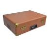 mbeat aria retro turntable with bluetooth & usb disk record