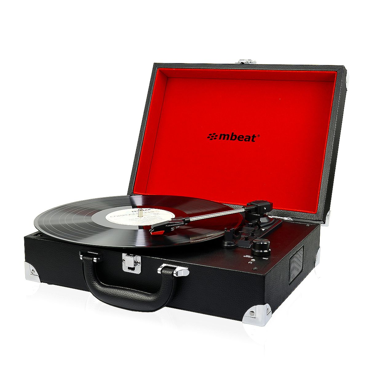 mbeat Retro Briefcase-styled USB Turntable mbeat Retro Briefcase-styled USB Turntable