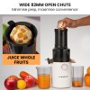 eurochef cold press slow juicer machine, large chute, 200w, white eurochef cold press slow juicer machine, large chute, 200w, white