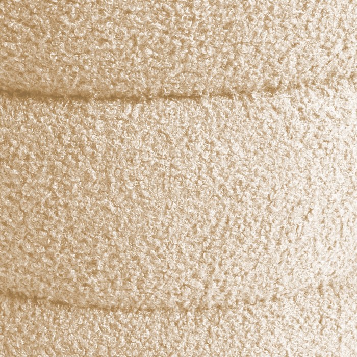 2x round stacked ottoman stool teddy fleece fabric foot rest 38cm beige 2x round stacked ottoman stool teddy fleece fabric foot rest 38cm beige