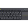 logitech k400 plus touch wireless keyboard black (920 007165)