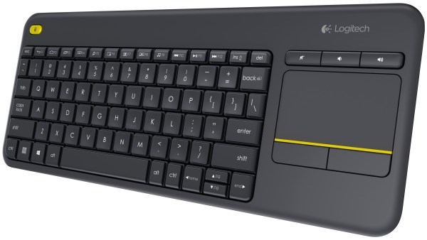logitech k400 plus touch wireless keyboard black (920 007165)