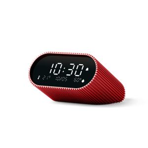 lexon ray clock lcd alarm clock with temperature / humidity display red lexon ray clock lcd alarm clock with temperature / humidity display red