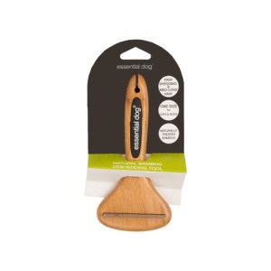 natural bamboo deshedding tool: cats & dogs natural bamboo deshedding tool: cats & dogs
