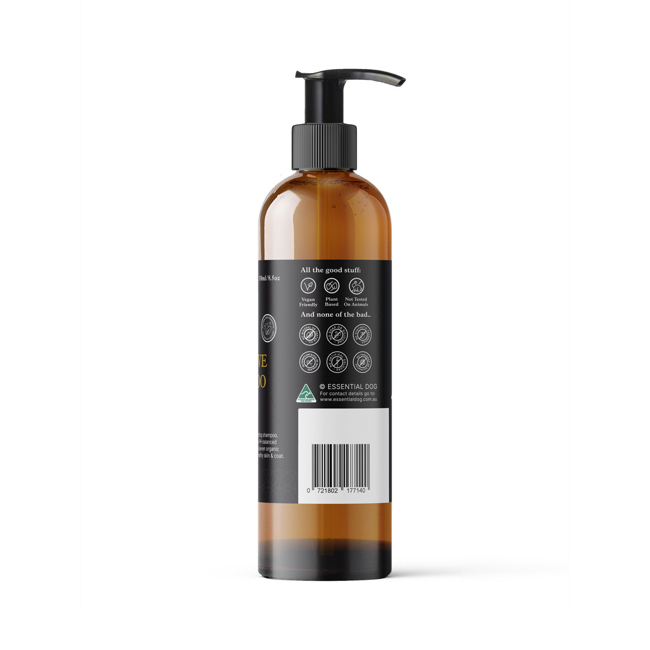 500ml natural sensitive dog shampoo (chamomile, sweet orange & rosewood)