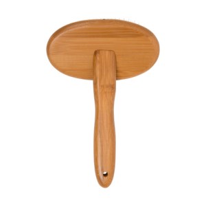 natural bamboo slicker brush: cats & dogs