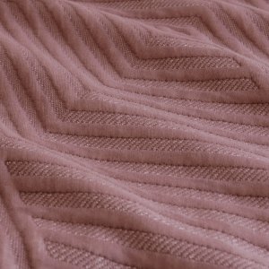 ardor alton burlwood jacquard embossed texture geo quilt cover set king