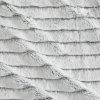 ardor striped faux fur grey super soft quilt cover set queen ardor striped faux fur grey super soft quilt cover set queen