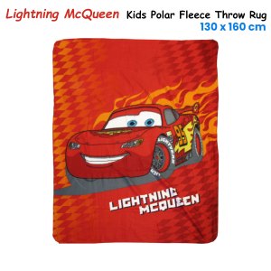 lightning mcqueen printed polar fleece throw rug 130 x 160 cm lightning mcqueen printed polar fleece throw rug 130 x 160 cm