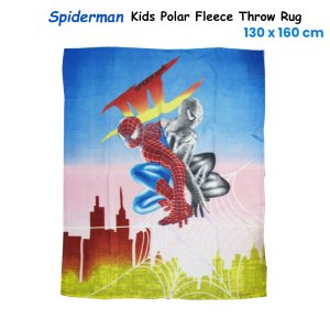 spiderman printed polar fleece throw rug 130 x 160 cm spiderman printed polar fleece throw rug 130 x 160 cm