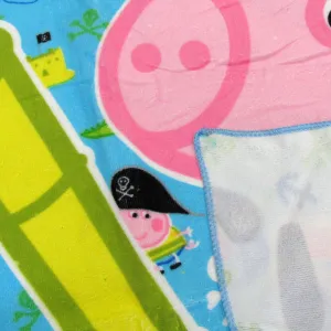 bloomington peppa pig george the pirate kids cartoon printed microfiber beach towel 70 x 137 cm