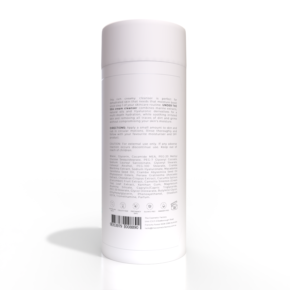 under the sea cream cleanser | 200ml
