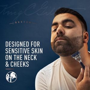 gillette razor for neck & cheeks 2 packs