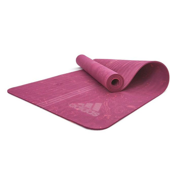 adidas premium 5mm camo sports home/gym fitness exercise yoga mat power berry adidas premium 5mm camo sports home/gym fitness exercise yoga mat power berry