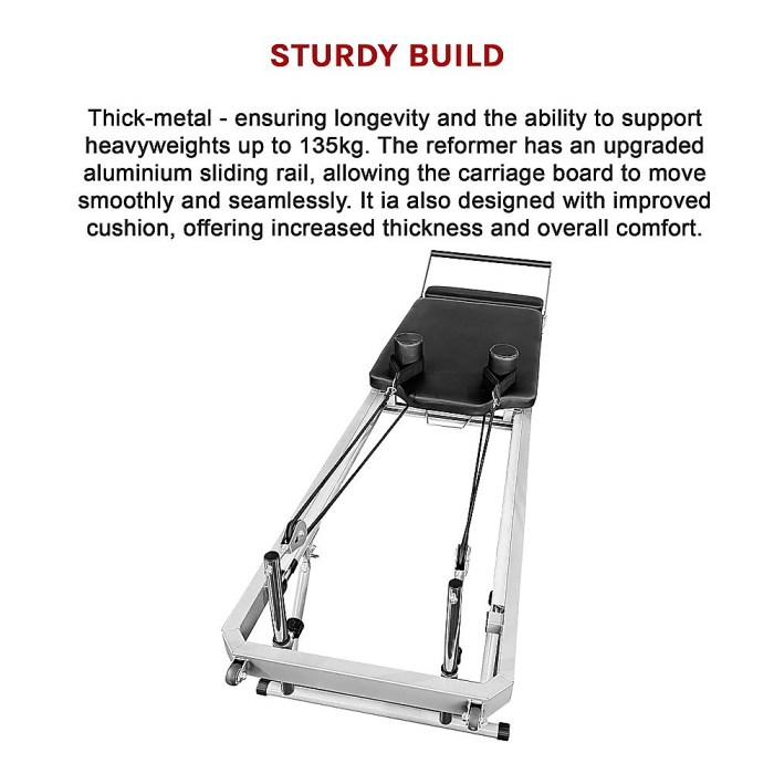 pilates reformer machine foldable gym