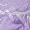 soft purple comforter set, king size, cozy 3 piece bedding with pillowcases soft purple comforter set, king size, cozy 3 piece bedding with pillowcases