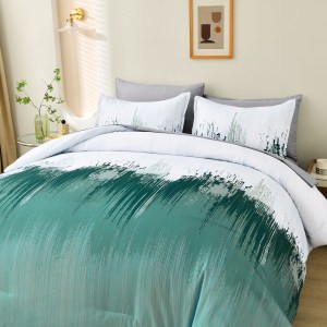 floral stripes comforter set, king size, plush 3 piece bedding with pillowcases floral stripes comforter set, king size, plush 3 piece bedding with pillowcases