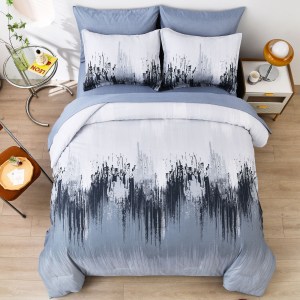 floral stripes comforter set, king size, warm 3 piece bedding with pillowcases floral stripes comforter set, king size, warm 3 piece bedding with pillowcases