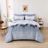 floral stripes comforter set, king size, warm 3 piece bedding with pillowcases floral stripes comforter set, king size, warm 3 piece bedding with pillowcases