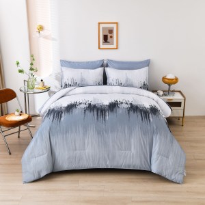 floral stripes comforter set, king size, warm 3 piece bedding with pillowcases floral stripes comforter set, king size, warm 3 piece bedding with pillowcases