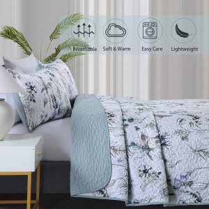yearning quilted coverlet and pillowcovers set: for a better night's sleep queen size
