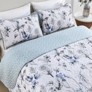 yearning quilted coverlet and pillowcovers set: for a better night's sleep queen size