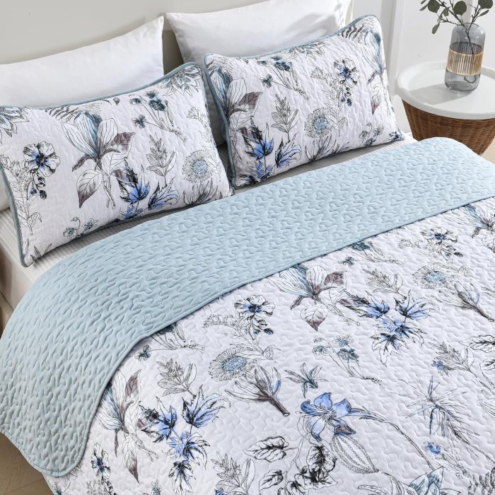 yearning quilted coverlet and pillowcovers set: for a better night's sleep queen size yearning quilted coverlet and pillowcovers set: for a better night's sleep queen size